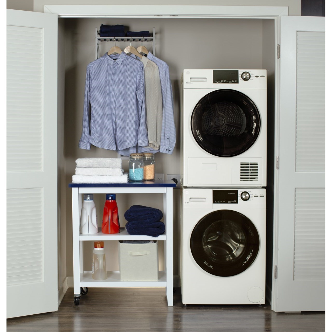 Ge 2.4 cu ft online washer dryer combo
